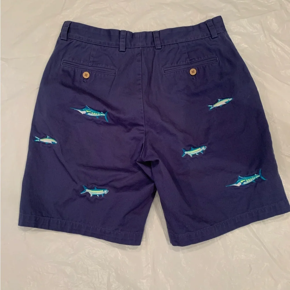 Vineyard Vines Blue Embroidered Men’s Classic Fit  Shorts Size 32x9